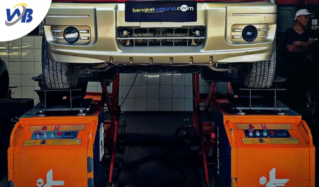 Cek kaki-kaki mobil Kyoto
