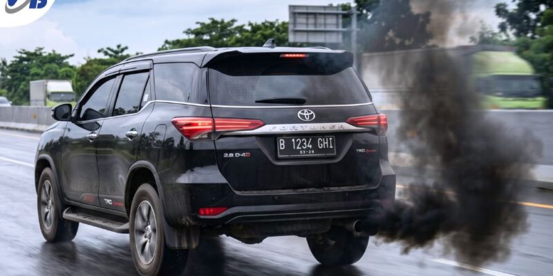 Fortuner Diesel Asap Hitam